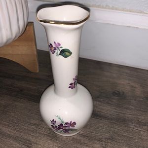 VINTAGE LORD NELSON VIOLET FLORAL MINI VASE